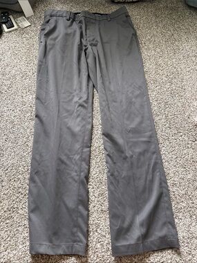Amazon Essentials Men's Gray Dress Pants - Straight Leg